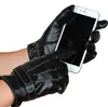 Nouveaux gants en cuir brossé Femmes en plein air hiver vélo équitation Gant de conduite Gants en cuir PU écran tactile Gant de mode Gardez les gants au chaud