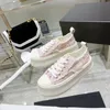 2023 Brand Fashion Top Designer Handmade Canvas Shoes Multicolor Gradient Technical Sneakers Women Famous High Quality Trainers