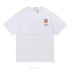 Designer Fashion Clothing Tees Tshirt Niche Fashion Rhude Maroc Imprimé Double Fil Pur Coton Tshirt À Manches Courtes pour Hommes Femmes Coton Streetwear Tops Casual S