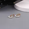 Charm Pearls Earring for Women Tassel Ear Rose Gold Color Rings Jewelry R230603