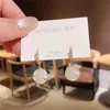 Stud Neue Koreanische Elegante Zinn Perle frauen Mode Glänzenden Zirkon Kristall Ohrringe Hochzeit Schmuck Geschenk G230602