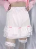 Dresses Iamhotty Cascading Ruffle Aline Kawaii Skirt with Bow Aesthetic White Mini Skirts Japanese Style Lolita Skirts Fairycore Outfit