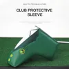 Inne produkty golfowe pokrywka Puttera Magnetyczna Mallet Blade Headcover Waterproof Faux Leather Protector Iron 230602