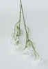 Fiori decorativi 1pc Seta artificiale Farfalla bianca Orchidea Campanula Fiore finto per la decorazione del festival della casa della festa nuziale