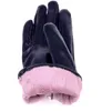 invierno mujer Pu guantes de lana Motocicleta bicicleta ciclismo protección Guantes Cuero Pantalla táctil A prueba de viento Suave Grueso Deluxe Forro polar guante