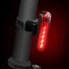 LED COB USB -cykelbelysning Säkerhetscykel VARNING LAMPLIGHTER Cykel Framstarta bakljus Tavla 4 Mode Bike Accessarier Ljus