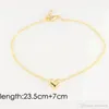 Mädchen Mode Einfache Herz Knöchel Armband Kette Strand Fuß Sandale Schmuck C00021 SMAD232P