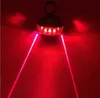 5LED + 2 feux de vélo laser vélo sécurité vélo feu arrière étanche vélo laser feu arrière lampe d'avertissement clignotant vélo feux d'avertissement