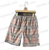 Quick Burberies Burbreries Gym Plaid Swim Drying Mens Shorts Man Designer Summer Women Short Sports Beach Pants Asian 6954