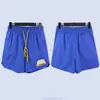 Designer Short Fashion Casual Kleding Strandshorts Rhude Springsummer New Mens Letter Embroidery Micro Label Lichtgewicht Shorts Loose Casual Heren Dames Sport C