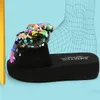 Ny modesekvens Bowknot Princess Shoes Children's Beach Slippers Girls 'Sandals Flat Bottom Non Slip Soft Children's Tisters