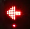 Fanali posteriori intelligenti per bici Avvertenza di sicurezza Luce di svolta Luce di stop con laser rosso Indicatore luminoso a LED ricaricabile USB impermeabile Lampada posteriore per ciclismo intelligente