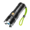 High Power Flashlight Torch Aluminium Alloy 800 Meter Long shot Light Lamp Led Zoom rechargeable Tactical Flashlight Outdoor Hunting Torch Alkingline