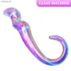 Massaggio Materiale di vetro Plug anale Butt Plug Strumento di masturbazione femminile G-spot Stimolatore vaginale Massaggiatore della prostata Figa Giocattoli del sesso per donna L230518