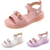 Sandalen Prinzessin Mädchen Sandalen Weiche Kinder Strandschuhe Kinder Blumen Sommer Sandalen Mode Hohe Qualität Süße Mädchen Sandalen 26-36 230602