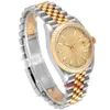 Montre-bracelet de luxe TOUT NOUVEAU Montres automatiques pour hommes Datejust 126333 Tout nouveau 2023 Mars Or Motif Cadran Montre 41mm Complet