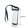 Party Favor Blank Sublimation 20oz Tumbler Tote Neoprene Bottle Sleeves with Adjustable Strap Drinkware Handle Water Cups Carrier Sleeve Covers Q165