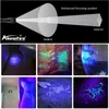 AloneFire A100 Lampe torche LED Lampe de poche UV Double LED 365 nm 395 nm Lampe torche ultra violette pour selon le test d'urine animale Scorpions d'arrêt Ambre