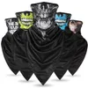 Halloween Skull Death Punk Magic scarves Scary Cosplay Face Mask Neck Tube Scarf Tactical Hunting Cyling Hoods Bandana Headband Balaclava Masks