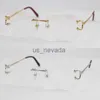 Солнцезащитные очки Оптовые продажи Sell -Rimless T8200816 Деликатные солнцезащитные очки моды Unisex Metal.