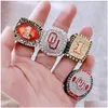 Cluster Rings Fashion Leather 1985 Championship Ring Bags Accessoires Wholesale Drop Delivery Jewelry Dh3Gd