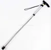 Outdoor portable folding cane 4-section Aluminum Alloy Adjustable Canes Camping Hiking Mountaineer Walking Sticks Trekking Pole 6 Colors