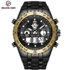 Reloj Hombre GoldenHour Men Watch Sport Watch Men Erkek Kol Saati Digital Army Military Silicone Quartz Watch Relogio Masculino258o