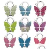 Hooks Rails Hook Butterfly Handbag Hanger Glossy Matt Foldbar Table For Bag Purse Drop Delivery Home Garden Housekee Organisatio Dhaud