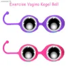 Fil de laine Safe Silicone Rose Kegel Ball Ben Wa Ball Vagin Serrer Exercice Machine Vaginal Geisha Ball Sex Toys pour Femmes L230518