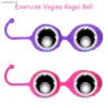 Fios de Lã Seguro Silicone Rose Kegel Bola Ben Wa Bola Vagina Apertar Máquina de Exercícios Vaginal Geisha Bola Brinquedos Sexuais para Mulheres L230518