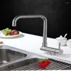Kitchen Faucets The Sink Has A Window And Folding Rotating Multifunctional Thickening SUS304 Stainless Steel Cold Water Faucet
