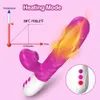 Stimulator Konijn Stak Vibrators Vrouwelijke voor Vrouwen Clitoris Sucker Stimulator Verwarming Dildo Goederen Volwassenen Zuigen Machine