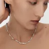 Choker LONDANY Necklace Spring Summer 2023 Air-inspired Water Drop Women's Paneled Bamboo Simple Collarbone Chain