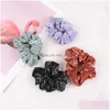 Pony Tails Holder Women Fashion Elastic Hair Bands Ponytail Holders Print Scrunchies Ties Accessories Drop Delivery Jewelry Hairjewel Dhkfl