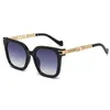Sonnenbrillen für Männer und Frauen, Luxus-Sonnenbrillen, Herrenmode-Sonnenbrillen, Vintage-Damen-Sonnenbrillen, neuer Stil, Unisex, ausgehöhlte Metallkette, Designer-Sonnenbrillen 2L3A24