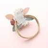 Hair Accessories Lovely Baby Headband Fake Flower Bands For Kids Artificial Floral Elastic Head Headwear