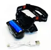 Farol de carregamento USB multifuncional com bateria 18650 Carregador USB Faróis de bateria de emergência de acampamento ao ar livre Lanterna de lâmpada COB de 6 modos