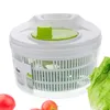 Salladverktyg Plastisk manuell grönsakstork Rotator Letter Green Cleaning Machine Hybrid Filter Hushåll Kök