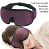 Eye Massager Sleep Eye Mask 3D Contoured Cup Slaapmasker Blindfold Soft Comfort Eye Shade Cover for Travel Yoga Dutje Paars 230602