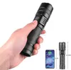 LED Flashlight 9000 Lümen XHP70.2 En Güçlü El Flashlight 26650 USB Şarj Edilebilir Torch XHP70 Dış Mekan Av lambası El Işık Alkingline