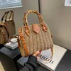 Designer-Tasche 2023 Neue Vine Grass Woven Bag Handheld Single Shoulder Umhängetasche