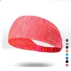 Fashion sports headband Fitness running cycling hair band Yoga Elastic hairband Solid color basketball Headbands Accessories yoga pilates training sweatband