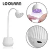 Séchoirs baqn mini lampe LED Lotus pour ongles Portable Charge USB Light 24 W