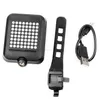 Cykel smart bakljus USB -laddningsbar säkerhetsvarning baklampor Turnersignalbelysning Cykel LED -indikator Ljus Intelligent induktion Bromslampan Alkingline