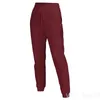 Lu Align Lu Yoga Sport Casual Pant Women Fitness Ready to Yogas Calças Soltas Calças de Treino para Treino Treino Cor Sólida Swift Speed