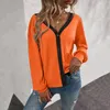 Damen-Jacken, Klassenzimmer-Cardigan, Pullover, Damen, Herbst-Winter-Tops, langärmlig, Strick-Cardigans, Damen, leicht