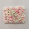 Decorative Flowers Christmas Decoration Artificial Flower Wall Pink Silk Background Backdrop 60x40cm Walls Home Decor