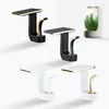 Bathroom Sink Faucets White Gold Waterfall Basin Faucet Brass Deck Mounted Washbasin Creative Single Hole And Cold Wash Tap