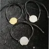 Charm Bracelets 10pcs Stainless Steel Round Blanks Tags Bracelet For Couple Friendship Mirror Polish Pendant 230602