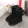 أستراليا الكلاسيكية الفتيات أقواس II Bailey Ugglies Boots Kids Shoes Shoe Gs Gs Youth Snow Boot Baby Wggs الأطفال الرضع الشتاء الثلج الحذاء الأحمر الحذاء الأحمر 25-35